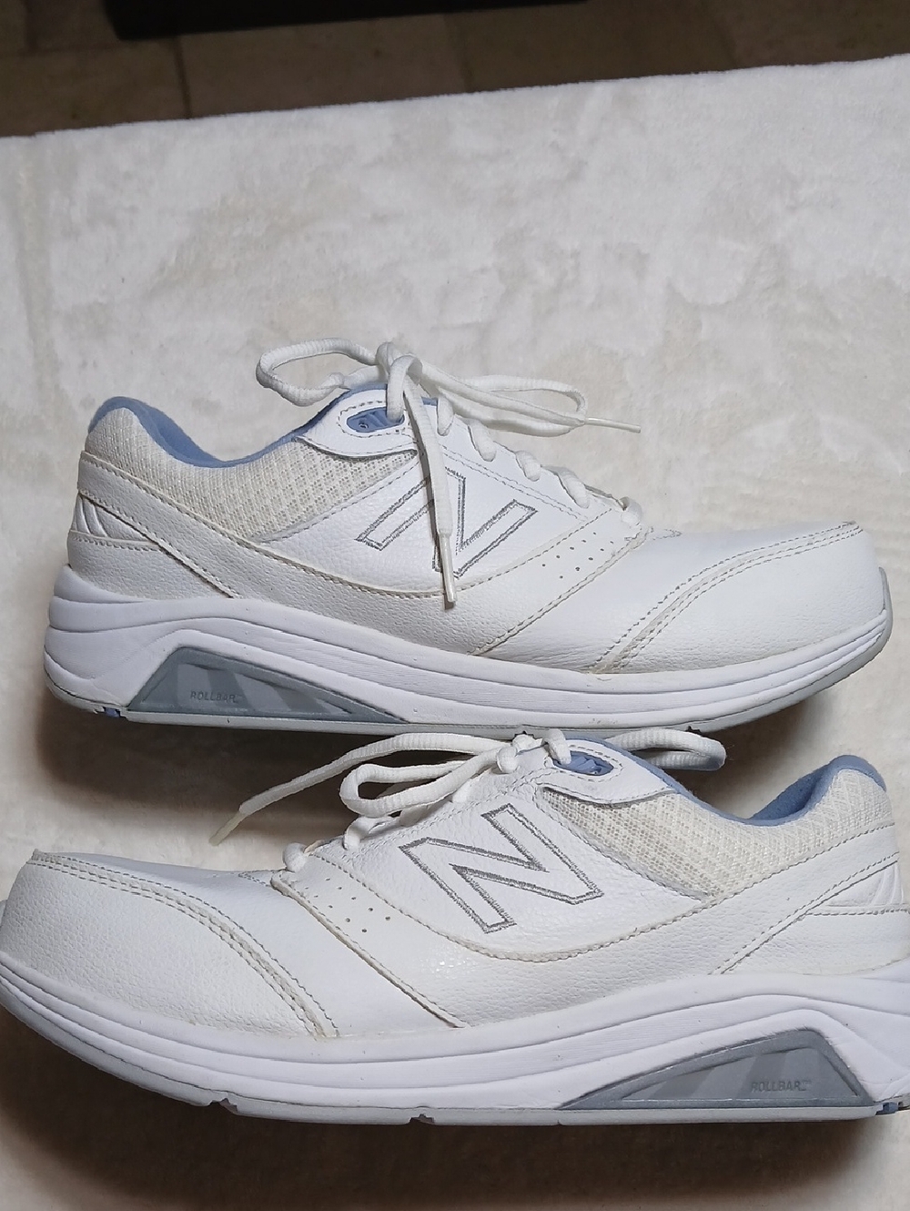 New Balance 928 v2 Women's White Athletic Lace-Up Trainers Shoes Size 9